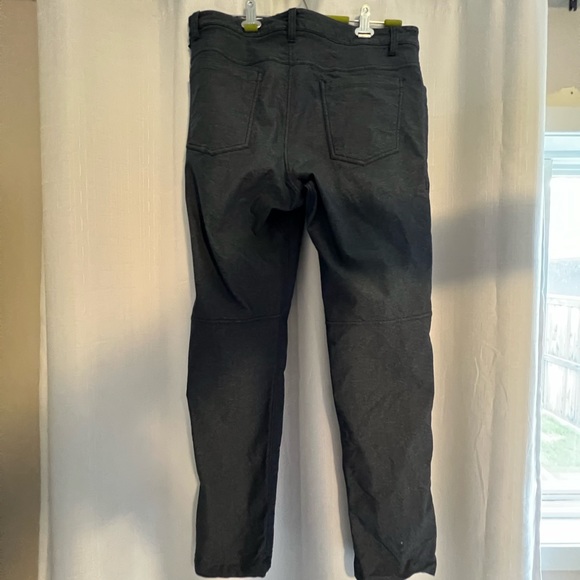 LULULEMON PANTS ABC TECH CANVAS JEAN - 33x34, Blue - Picture 3 of 4